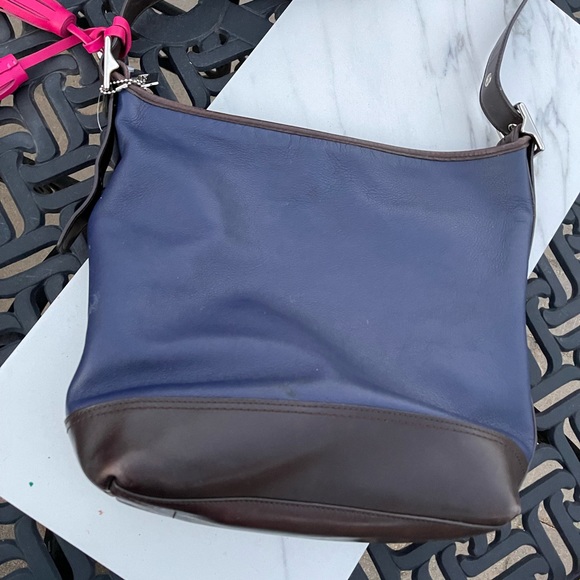 Coach crossbody tri color purse - Picture 9 of 12